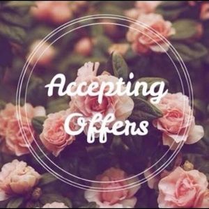 I welcome offers ☺️